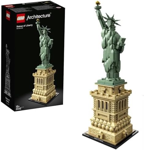 LEGO 21042 Architecture The Statue of Liberty, Skyline Building Set, Adult Collection and Exhibition Model
