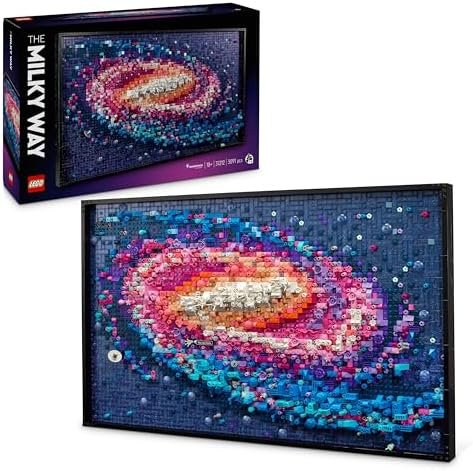 LEGO Art The Milky Way - Wall Decoration - Building Set for Adults - Space and Astronomy Themed Gift - Creative Activity for Art and Design Enthusiasts 31212