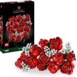 LEGO Botanicals The Bouquet of Roses - Artificial Flowers - Adult Building Set - Gift for Woman or Man Plant Enthusiast - Christmas Decoration Accessories 10328