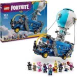 LEGO Fortnite Battle Bus Construction Toy - Video Game Vehicle with 9 Minifigures of Characters & Accessories - Christmas Decoration - Gift for Gamer Boy or Girl from 10 Years Old 77073