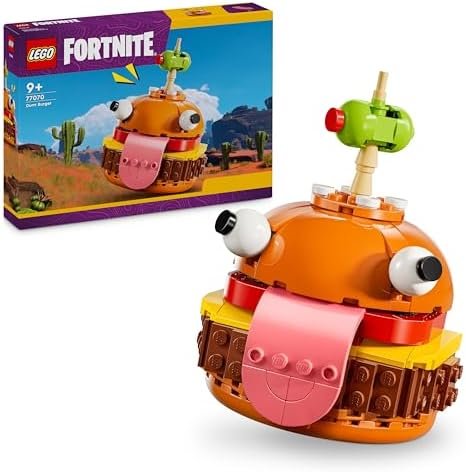 LEGO Fortnite Durrr Burger - Building & Decoration Toy - Video Game Character Figurine - Authentic Elements Including Toothpick - Collector's Gift for Gamer Boy or Girl 9 Year Old 77070