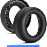 MMOBIEL Ear Pads Replacement for Sony PlayStation 3D Pulse Wireless Headphone – Protein PU Ear Pad Cushions - Earpads Replacement for Sony PlayStation 3D Pulse Wireless Headset – Black