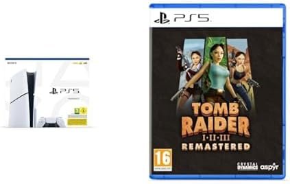 Playstation 5 Édition Standard & Tomb Raider 1-3 Remastered Starring Lara Croft - PS5