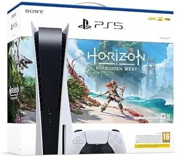 Playstation Console Sony 5 Édition Standard Blanche + Horizon Forbidden EU