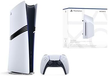 Playstation Sony, 5 Pro, PS5 avec 1 Manette Sans Fil DualSense + Lecteur de Disque Blu-Ray Ultra HD 4K