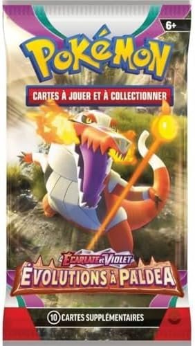Pokémon - Booster - Scarlet et Violet - Evolutions à Paldea (EV02) - Random model - Board games - Card games - Trading cards - Ages 6+ - French version