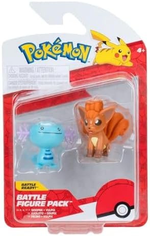 Pokémon PKW3575 – Felino & Vulpix – Detailed Official Figures – 5 cm Each