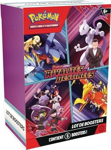 Pokémon: Scarlet & Purple Booster Pack - Pokémon TCG Destiny Rivalry (6 Boosters)