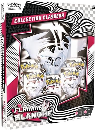 Pokémon: Scarlet and Purple Binder Collection – White Flame (Reshiram Binder and 5 Boosters) from the JCC Pokémon