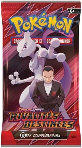 Pokémon – Destiny Rivalry Booster | 10 Official TCG Cards | Scarlet & Purple Expansion | Random Cards Including Pokémon-ex and Special Illustrations