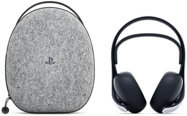 Sony, Casque-micro sans fil PULSE Elite pour PlayStation 5, PC et Mac, réduction de bruit, 30h d’autonomie, Couleur : Blanche