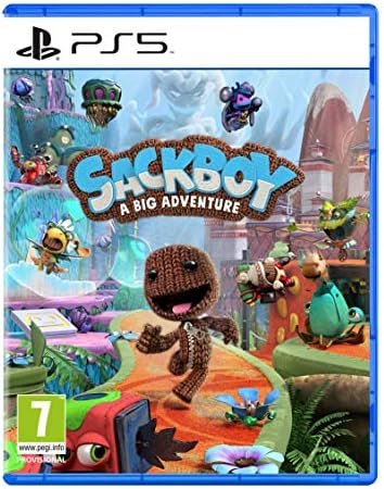 Sony, Jeu PlayStation 5, Sackboy : A Big Adventure PS5, Jeu de Plateforme et d'Aventure 3D sur PS5, Edition Standard, 1 à 4 Joueurs, Version Physique avec CD, En Français, PEGI 7+