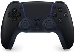 Sony, Manette PlayStation 5 officielle DualSense, Sans fil, Batterie rechargeable, Bluetooth, Compatible avec PS5 et PC, Couleur : Midnight Black