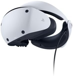 Sony, PlayStation VR2 PS5, Casque VR + Manette PS VR2 Sense, Casque de Réalité Virtuelle pour PS5, Compatible avec Console PlayStation 5, Couleur : Noir et Blanc