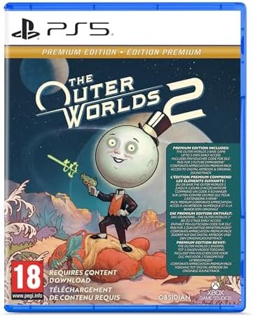 The Outer Worlds 2 - Edition Premium - PlayStation 5 (Disque + Code dans la boîte)
