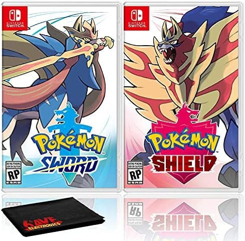 YOFOKO Pokemon Sword + Pokemon Shield - 2 Game Bundle - Nintendo Switch de Nintendo