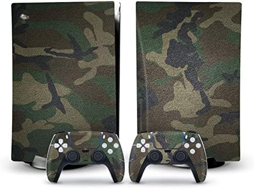 Peau Décalcomanie Console pour PS 5 Édition Disque 2 Contrôleurs Enveloppes Couverture Vinyle Version Disque pour PS5 06667 sans Bulles sans Mousse Anti-Rayures