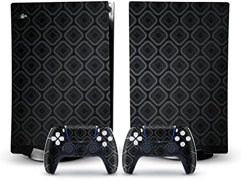 Peau Décalcomanie Console pour PS 5 Édition Disque 2 Contrôleurs Enveloppes Couverture Vinyle Version Disque pour PS5 14601 sans Bulles sans Mousse Anti-Rayures
