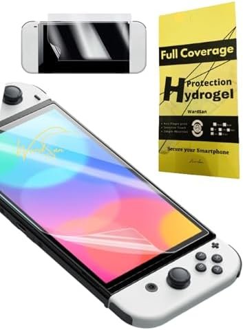[2 Pieces for Nintendo Switch 2 - Hydrogel Screen Protector Films | 3D Shockproof | Compatible with TPU Cases | Soft TPU Protective Film | Better than Tempered Glass