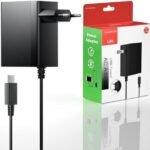 Charger for Switch/Switch Lite/Switch Dock/Switch OLED/Switch Pro Controller Supports TV Mode, 15V/2.6A Power Adapter Socket with 5FT Cable