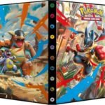 Compatible with Ultra Pro Pokemon Lucario Mega Developments 9 Pocket Collectible Album for 252 Trading Cards