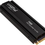 Crucial T500 SSD 2TB PCIe Gen4 NVMe M.2 PS5 SSD Internal Gaming with Heatsink, Up to 7400MB/s, Compatible with PlayStation 5, Laptop and Desktop, Solid State Drive - CT2000T500SSD5