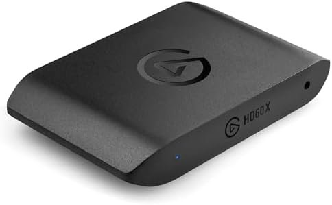 Elgato HD60 X - Stream and record in 1080p60 HDR10 or 4K30 ultra-low latency on PS5/Pro, PS4/Pro, Xbox Series X/S, Xbox One X/S, in OBS and other software, with a PC or Mac