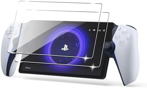 For Sony PlayStation Portal/PS Portal/PS5 Portal Tempered Glass, 2 Pieces High Definition Screen Protector Tablet Film, [Bubble-Free] [9H Hardness]