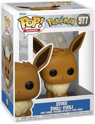 Funko Pop! Games: Pokemon - Eevee - Collectable Vinyl Figure - Gift Idea - Official Products - Toys for Children and Adults - Video Games Fans