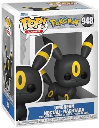 Funko Pop! Games: Pokemon - Umbreon - Noctali - Collectible Vinyl Figure - Gift Idea - Official Products - Toys for Children and Adults - Video Games Fans