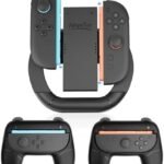 HEYSTOP Joycon Grip for Nintendo Switch 2, Game Controller Accessories Joy-Con Protector Set, Ideal for Two Player Racing Games Compatible with Nintendo Switch 2 Controller
