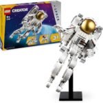 LEGO Creator 3-in-1 Astronaut in Space Construction Toy with Dog and Space Shuttle, Nursery Decoration, Creative Gift for 9 Year Old Boys and Girls 31152