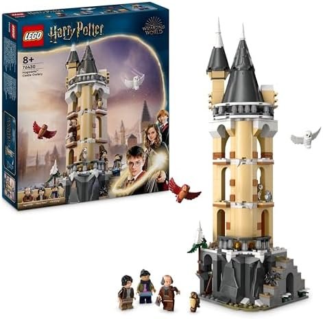 LEGO Harry Potter Hogwarts Castle Aviary, Fantasy Toy for Children, Animal Game Set, 3 Characters, Wizard World Gift Idea for Girls, Boys and Fans from 8 Years Old 76430