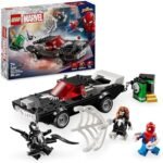 LEGO | Marvel Spider-Man vs Venom's Car - Buildable Car with 3 Superhero Minifigures - Stimulates Role Play - Birthday Gift Idea for Boys 7+ Years 76309
