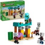 LEGO Minecraft Illageois Desert Patrol Construction Toy with Figures Including a Raider, Vindicator & Cactus Knight - Gamer Gift for Boys or Girls from 7 Years 21267