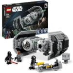 LEGO Star Wars 75347 The Bomber TIE – Construction Game – Spaceship Model – Darth Vader Figure and Minifigure with Lightsaber – Gift for 9 Years Boy