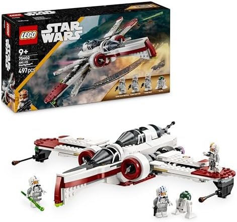 LEGO Star Wars 75402 The Hunter ARC-170-4 Minifigures Including Clone Drivers and 1 Droid R4-P44 - Gift Idea for Revenge of the Sith Fans - Collector Toy for Boys from 9 Years