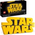 LEGO Star Wars Brick Logo - Collector's Building Set DIY - Iconic Pop Culture Symbol Mockup - Home or Office Decoration - Gift for Adult or Teen 75407
