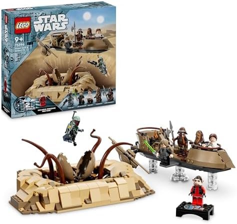 LEGO Star Wars Desert Dodge and Sarlacc Pit - Collector's Building Set for Kids and Saga Fans - Buildable Vehicle for Boys and Girls 75396