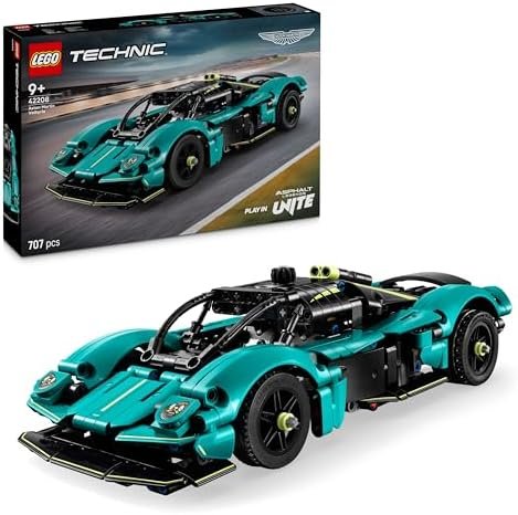 LEGO Technic Aston Martin Valkyrie 42208 Racing Car Toy - Buildable Model with V12 Engine & Butterfly Doors - Collector's Gift for Boys or Girls from 9 Years