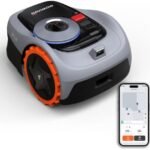 Navimow i105E Wireless Robot Lawn Mower Peripheral, Recommended 500m², Max. 600m², RTK+Vision Lawn Mower Robot Lawn, AI Mapping Automatic, Virtual Limit, Multizone Management