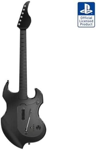 PDP RIFFMASTER Wireless Foldable Guitar Controller for PlayStation 5 and PlayStation 4, Windows 10/11 PC, Officially Licensed by Sony - Black