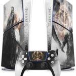 PS 5 Elden Circle Sticker, PS 5 Sticker, Console and Controller, Slim Digital Edition, MALENIA Skin (1 Controller)