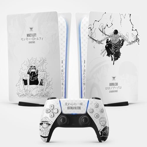 PS5 Gear 1 Sticker, PS5 Manga, Console and Controller, Digital Standard Edition, Skin Gear 1 PS 5 (1 Controller)
