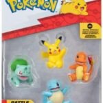 Pokemon Match Figure; Pikachu, Bulbasaur, Charmander, Squirtle 5 cm Figure