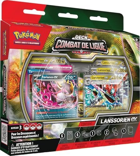 Pokémon: Pokémon TCG Lanssorien-ex League Combat Deck (1 ready-to-use deck of 60 cards containing Lanssorien-ex and Favianos-ex)