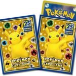 Pokemon TCG Card Sleeves 25th ANNIVERSARY CELEBRATIONS COLLECTION 64ct - Japanese Import