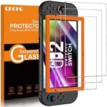 QHOHQ Tempered Glass for Nintendo Switch 2 [7.9 Inch] Model 2025, Military Grade Screen Protector, [Full Coverage], Ultra Top 9H + HD Glass Film [3 Pieces]