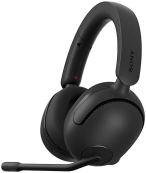 Sony INZONE H5 Wireless Gaming Headset, 360 Spatial Sound for Gaming, Comfortable, 28 Hours Battery Life, Low Latency, High Quality Boom Microphone, Compatible with PC & PS5 – Black
