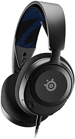 SteelSeries Arctis Nova 1P Multi-System Gaming Headset - Hi-Fi with Drivers - 360° Space Sound - Memory Foam Ear Pads - Noise Cancelling Microphone - PS5, PS4, PC, Switch, Xbox - Black